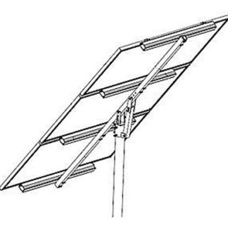 Soporte para Panel Solar Fiasa® para Piso Tipo Monoposte